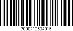 Código de barras (EAN, GTIN, SKU, ISBN): '7898712504816'
