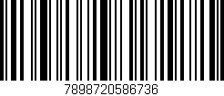 Código de barras (EAN, GTIN, SKU, ISBN): '7898720586736'