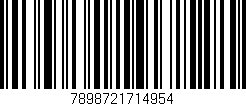 Código de barras (EAN, GTIN, SKU, ISBN): '7898721714954'