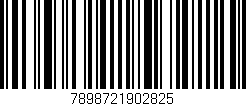 Código de barras (EAN, GTIN, SKU, ISBN): '7898721902825'