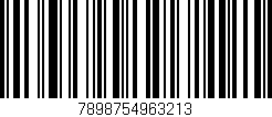 Código de barras (EAN, GTIN, SKU, ISBN): '7898754963213'