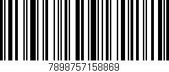 Código de barras (EAN, GTIN, SKU, ISBN): '7898757158869'