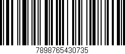 Código de barras (EAN, GTIN, SKU, ISBN): '7898765430735'