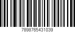 Código de barras (EAN, GTIN, SKU, ISBN): '7898765431039'