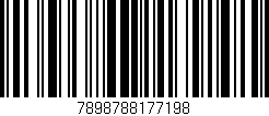 Código de barras (EAN, GTIN, SKU, ISBN): '7898788177198'