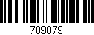 Código de barras (EAN, GTIN, SKU, ISBN): '789879'