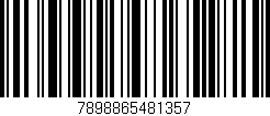 Código de barras (EAN, GTIN, SKU, ISBN): '7898865481357'