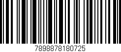 Código de barras (EAN, GTIN, SKU, ISBN): '7898878180725'