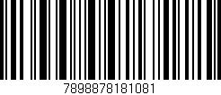 Código de barras (EAN, GTIN, SKU, ISBN): '7898878181081'