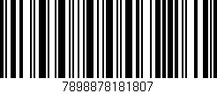 Código de barras (EAN, GTIN, SKU, ISBN): '7898878181807'