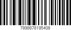 Código de barras (EAN, GTIN, SKU, ISBN): '7898878195408'