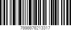 Código de barras (EAN, GTIN, SKU, ISBN): '7898878213317'