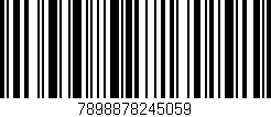 Código de barras (EAN, GTIN, SKU, ISBN): '7898878245059'