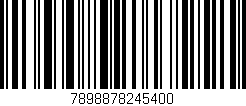 Código de barras (EAN, GTIN, SKU, ISBN): '7898878245400'