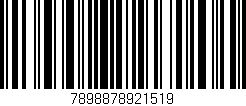 Código de barras (EAN, GTIN, SKU, ISBN): '7898878921519'
