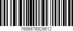 Código de barras (EAN, GTIN, SKU, ISBN): '7898878929812'