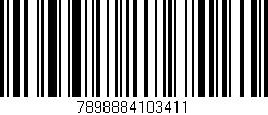 Código de barras (EAN, GTIN, SKU, ISBN): '7898884103411'