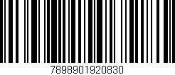 Código de barras (EAN, GTIN, SKU, ISBN): '7898901920830'