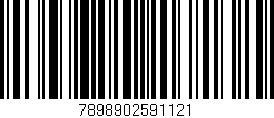 Código de barras (EAN, GTIN, SKU, ISBN): '7898902591121'