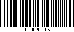 Código de barras (EAN, GTIN, SKU, ISBN): '7898902920051'