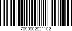 Código de barras (EAN, GTIN, SKU, ISBN): '7898902921102'