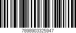 Código de barras (EAN, GTIN, SKU, ISBN): '7898903325947'