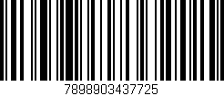 Código de barras (EAN, GTIN, SKU, ISBN): '7898903437725'
