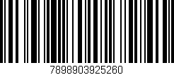 Código de barras (EAN, GTIN, SKU, ISBN): '7898903925260'