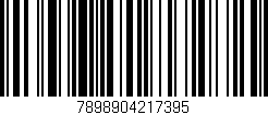 Código de barras (EAN, GTIN, SKU, ISBN): '7898904217395'