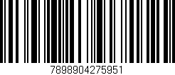 Código de barras (EAN, GTIN, SKU, ISBN): '7898904275951'