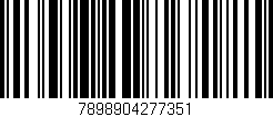 Código de barras (EAN, GTIN, SKU, ISBN): '7898904277351'