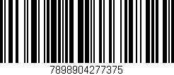 Código de barras (EAN, GTIN, SKU, ISBN): '7898904277375'