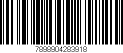 Código de barras (EAN, GTIN, SKU, ISBN): '7898904283918'
