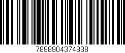 Código de barras (EAN, GTIN, SKU, ISBN): '7898904374838'
