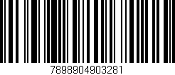 Código de barras (EAN, GTIN, SKU, ISBN): '7898904903281'