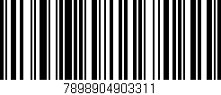 Código de barras (EAN, GTIN, SKU, ISBN): '7898904903311'