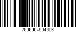 Código de barras (EAN, GTIN, SKU, ISBN): '7898904904806'
