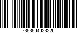 Código de barras (EAN, GTIN, SKU, ISBN): '7898904938320'