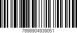 Código de barras (EAN, GTIN, SKU, ISBN): '7898904939051'