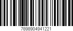 Código de barras (EAN, GTIN, SKU, ISBN): '7898904941221'
