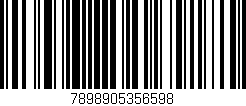 Código de barras (EAN, GTIN, SKU, ISBN): '7898905356598'