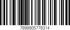Código de barras (EAN, GTIN, SKU, ISBN): '7898905778314'