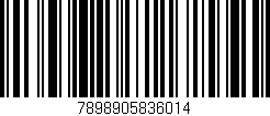 Código de barras (EAN, GTIN, SKU, ISBN): '7898905836014'