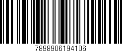 Código de barras (EAN, GTIN, SKU, ISBN): '7898906194106'