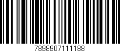 Código de barras (EAN, GTIN, SKU, ISBN): '7898907111188'