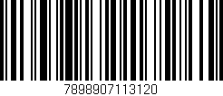Código de barras (EAN, GTIN, SKU, ISBN): '7898907113120'