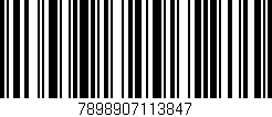 Código de barras (EAN, GTIN, SKU, ISBN): '7898907113847'
