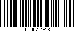 Código de barras (EAN, GTIN, SKU, ISBN): '7898907115261'