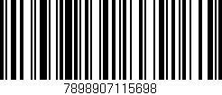 Código de barras (EAN, GTIN, SKU, ISBN): '7898907115698'