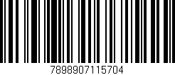 Código de barras (EAN, GTIN, SKU, ISBN): '7898907115704'